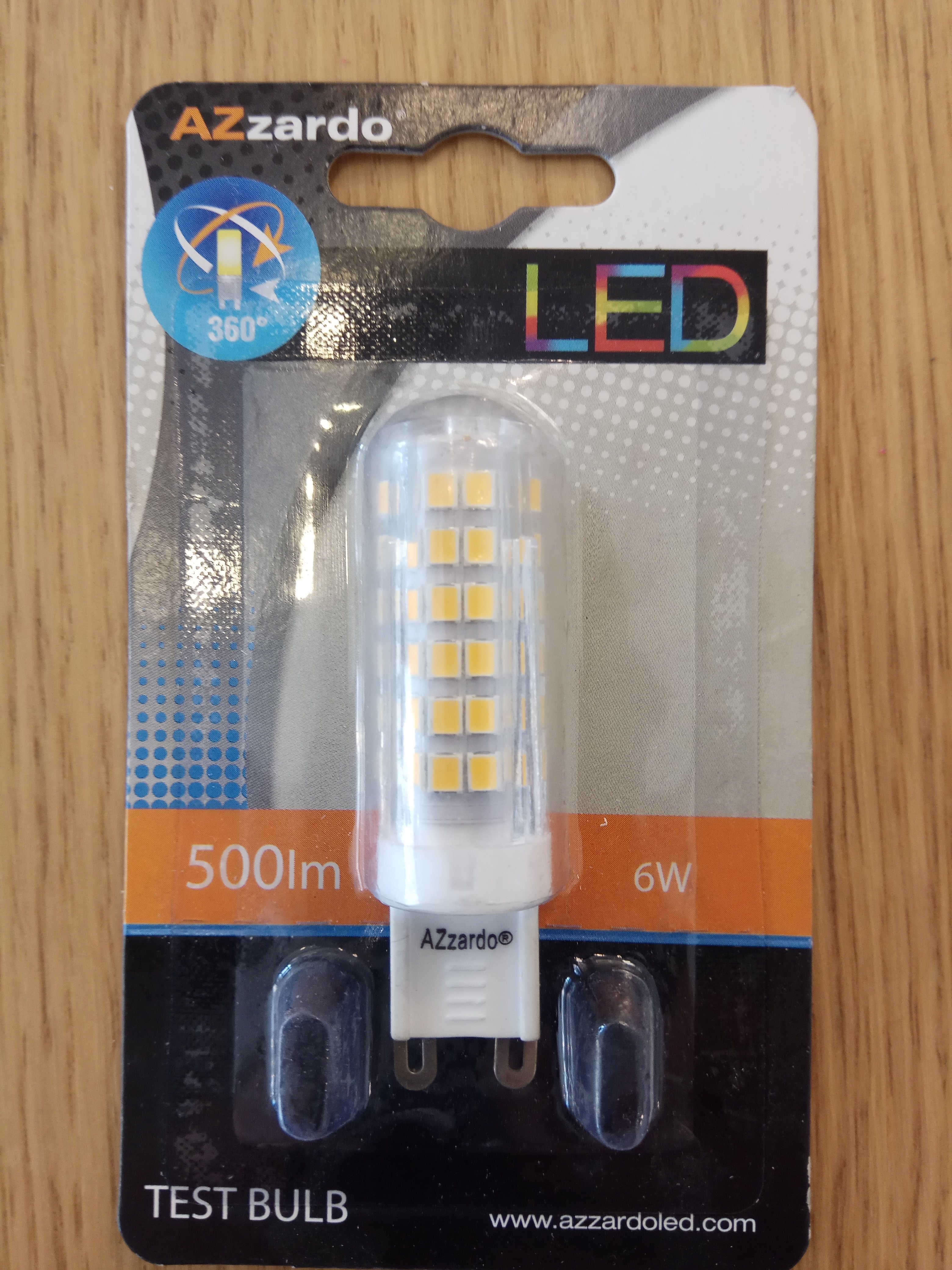 Żarówka LED 6W G9