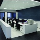 Panel LED ALGINE zastosowany w biurze