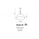 Dane techniczne lampy DECORA XL